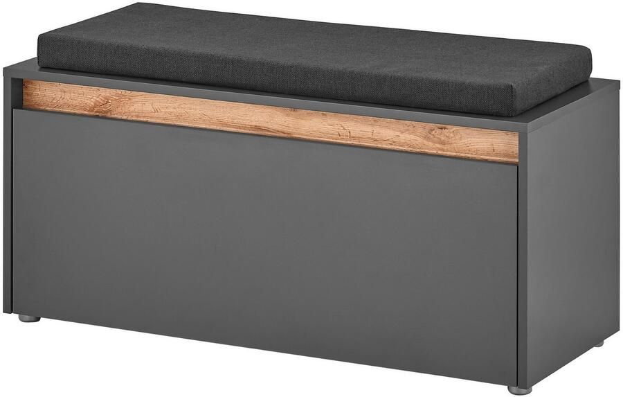 INOSIGN Bank GiRON CiTY Garderobebank met klep Zitbank in vier kleuren (2 stuks) - Foto 12