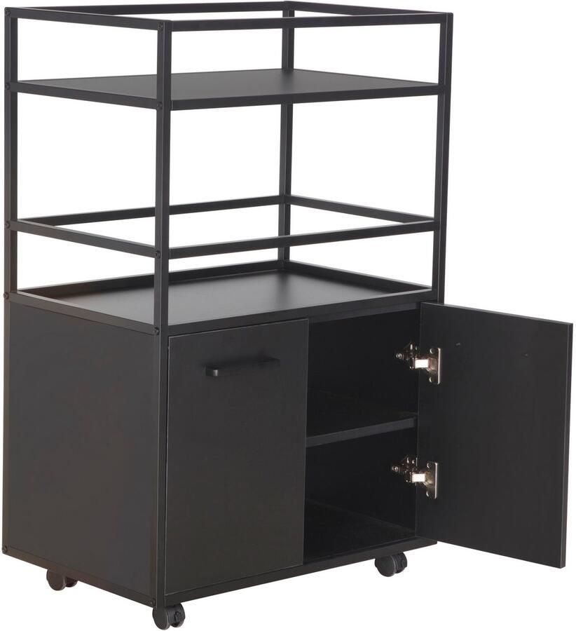 INOSIGN Barmeubel Perth Op wieltjes en met twee planken (1 stuk)