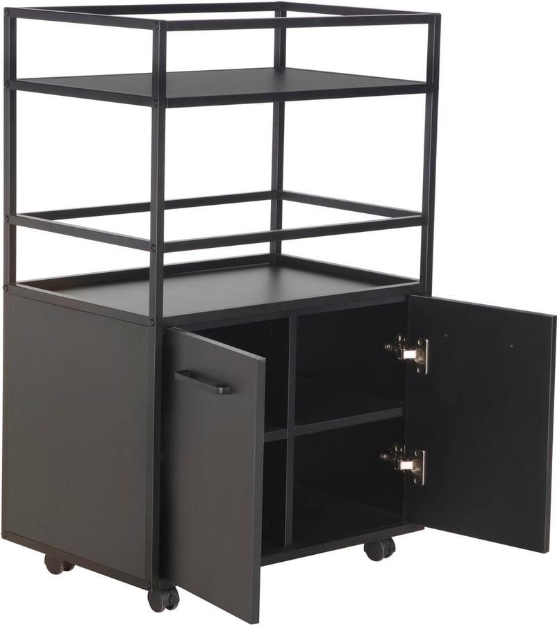 INOSIGN Barmeubel Perth Op wieltjes en met twee planken (1 stuk) - Foto 3