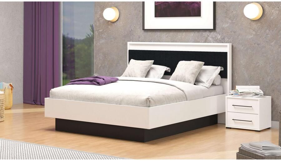 INOSIGN Bedframe Ascalon gepolsterde rugleuning bekleed met zachte cordstof Ligoppervlakken 160 of 180x200 cm FSC -gecertificeerd houtmateriaal - Foto 3