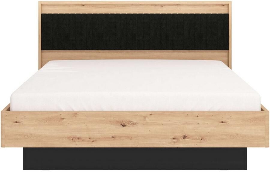 INOSIGN Bedframe Ascalon gepolsterde rugleuning bekleed met zachte cordstof Ligoppervlakken 160 of 180x200 cm FSC -gecertificeerd houtmateriaal - Foto 2