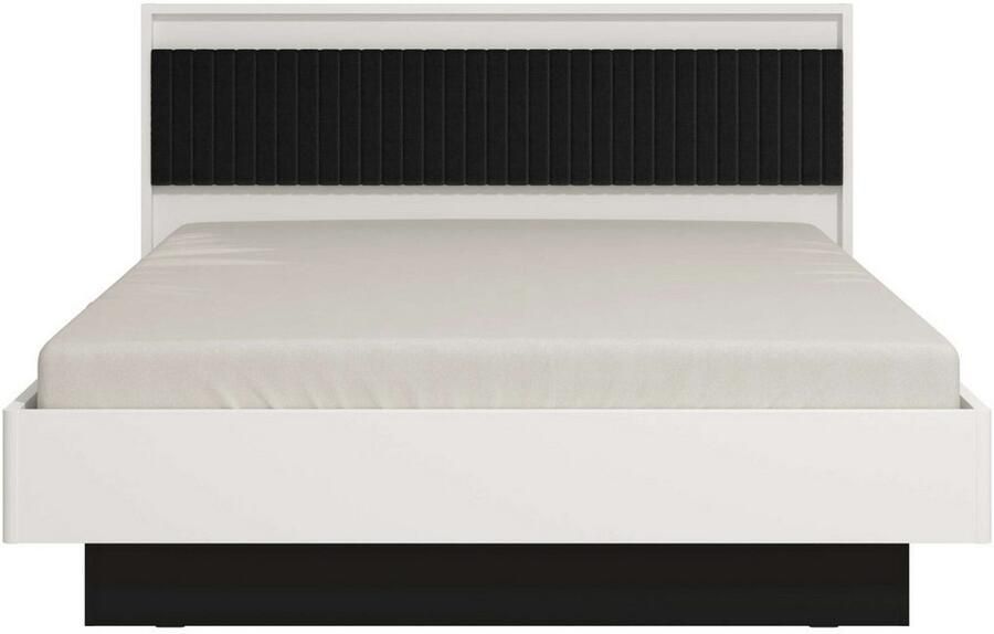 INOSIGN Bedframe Ascalon gepolsterde rugleuning bekleed met zachte cordstof Ligoppervlakken 160 of 180x200 cm FSC -gecertificeerd houtmateriaal