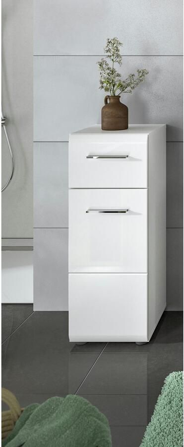 INOSIGN Bergkast FLORENZ TOPSELLER! Hoogte 80 cm 1 deur 1 lade Deuraanslag verwisselbaar hoogwaardige MDF front badkamerkast bad - Foto 4