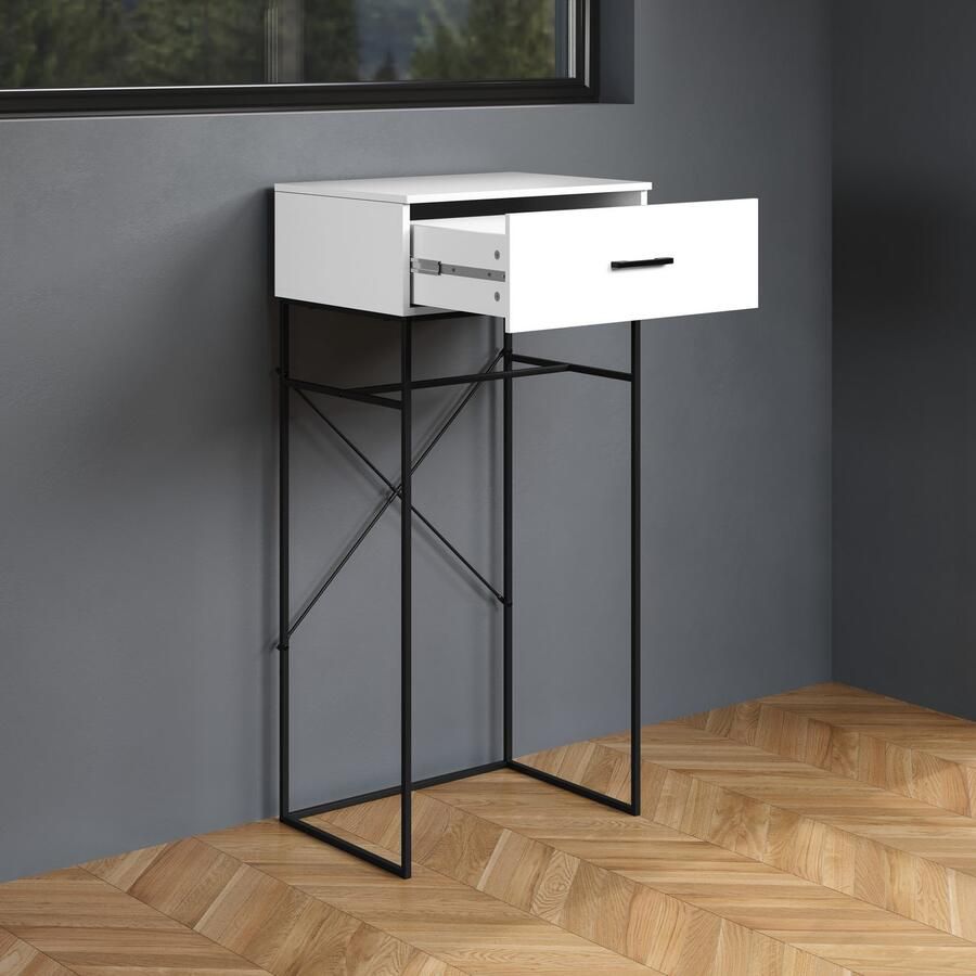 INOSIGN Bijzettafel Sterling Console tafel met lade en geïntegreerde ophangbeugel 60 48 132 cm (1 stuk)