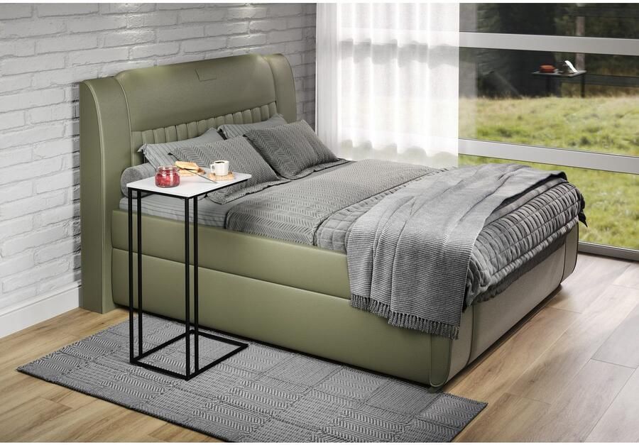 INOSIGN Bijzettafel Sterling Nachtkastje voor een boxspringbed salontafel (B D H): 50 40 91 cm (1 stuk) - Foto 2