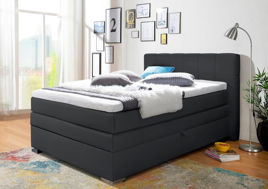 INOSIGN Boxspring Airdrie inclusief bedkist en topper - Foto 11