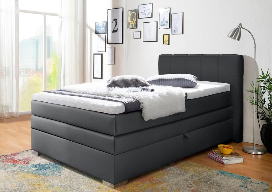 INOSIGN Boxspring Airdrie inclusief bedkist en topper - Foto 11