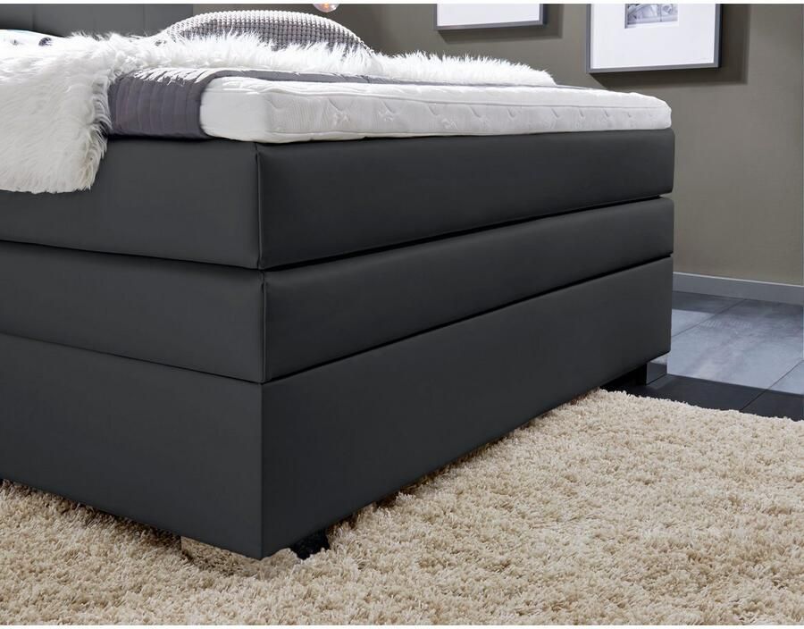 INOSIGN Boxspring Airdrie inclusief bedkist en topper - Foto 4