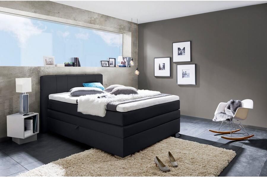 INOSIGN Boxspring Airdrie inclusief bedkist en topper - Foto 7