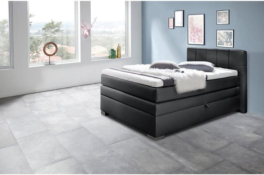 INOSIGN Boxspring Airdrie inclusief bedkist en topper - Foto 10