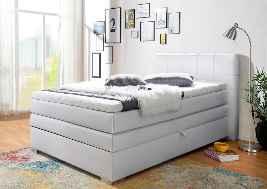INOSIGN Boxspring Airdrie inclusief bedkist en topper - Foto 11