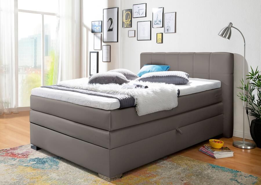 INOSIGN Boxspring Airdrie inclusief bedkist en topper - Foto 11