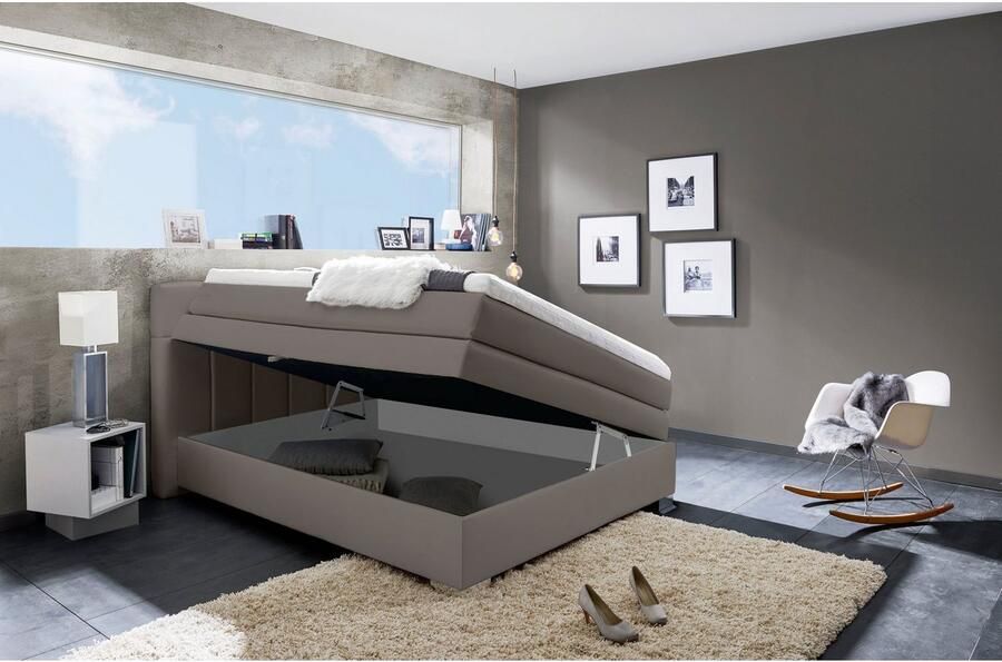 INOSIGN Boxspring Airdrie inclusief bedkist en topper - Foto 6