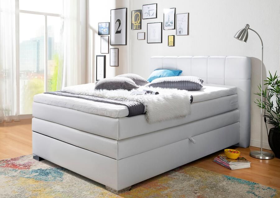INOSIGN Boxspring Airdrie inclusief bedkist en topper - Foto 11