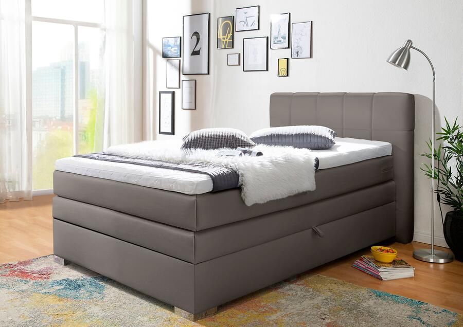 INOSIGN Boxspring Airdrie inclusief bedkist en topper - Foto 11