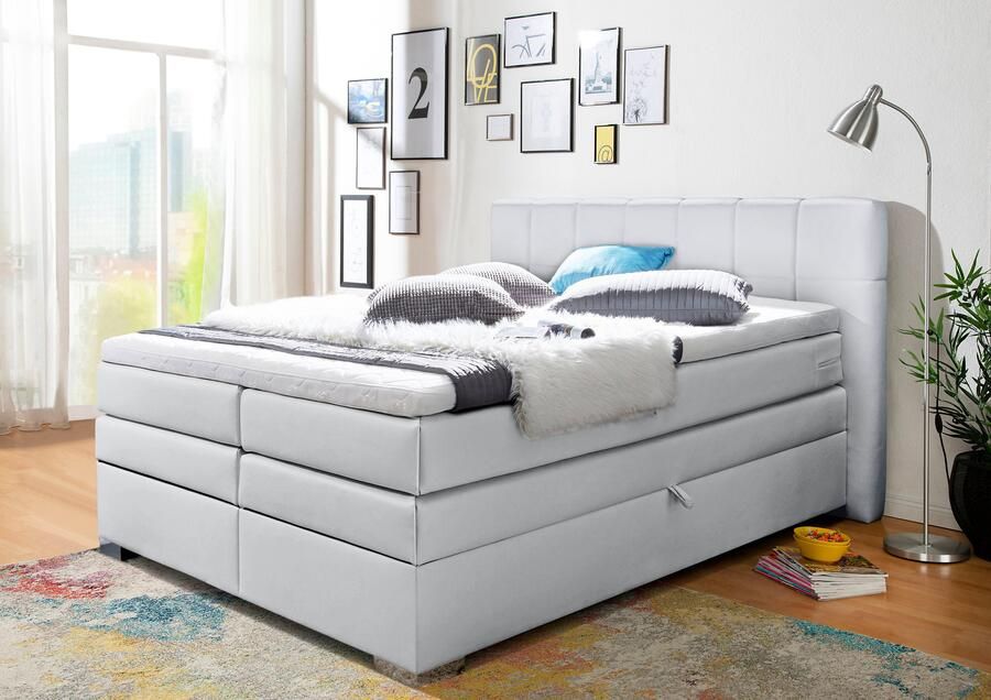 INOSIGN Boxspring Airdrie inclusief bedkist en topper - Foto 5