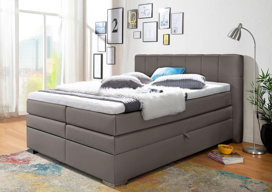 INOSIGN Boxspring Airdrie inclusief bedkist en topper - Foto 5