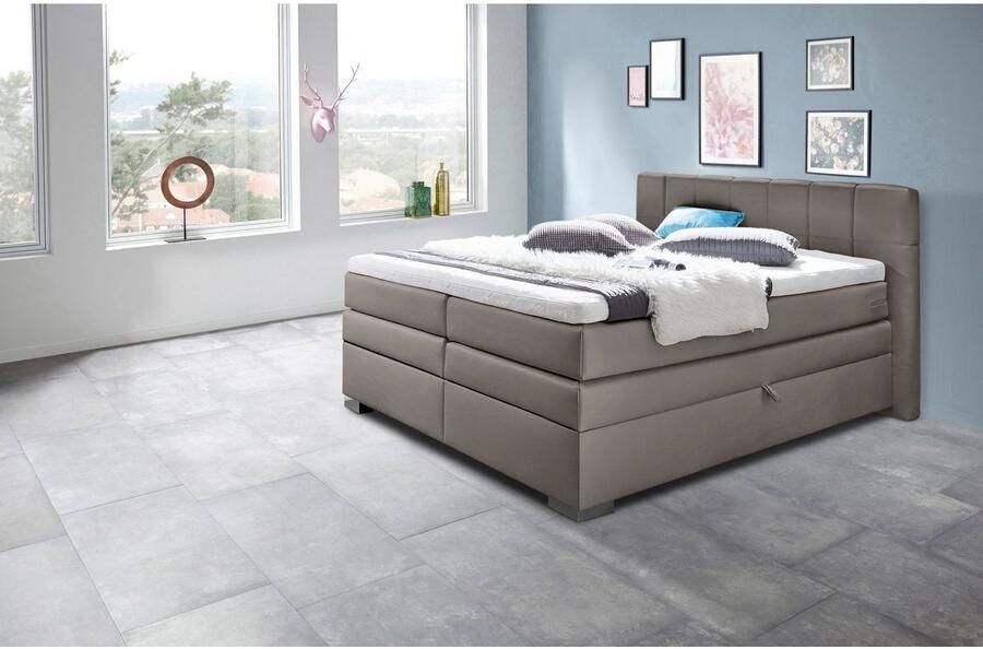 INOSIGN Boxspring Airdrie inclusief bedkist en topper - Foto 9