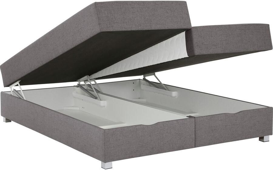 INOSIGN Boxspring Alexis zonder hoofdbord ideaal voor ruimtes met schuine plafonds in 4 breedten - Foto 4