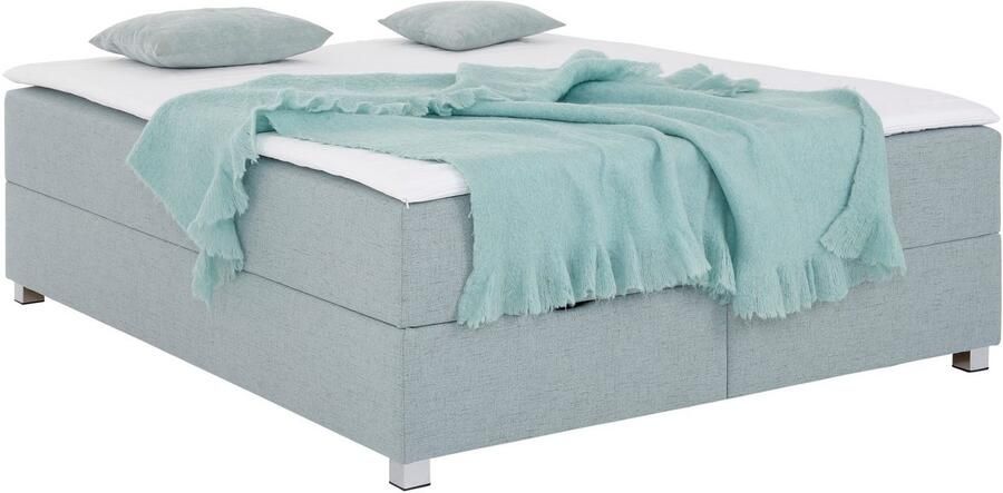 INOSIGN Boxspring Alexis zonder hoofdbord ideaal voor ruimtes met schuine plafonds in 4 breedten - Foto 6