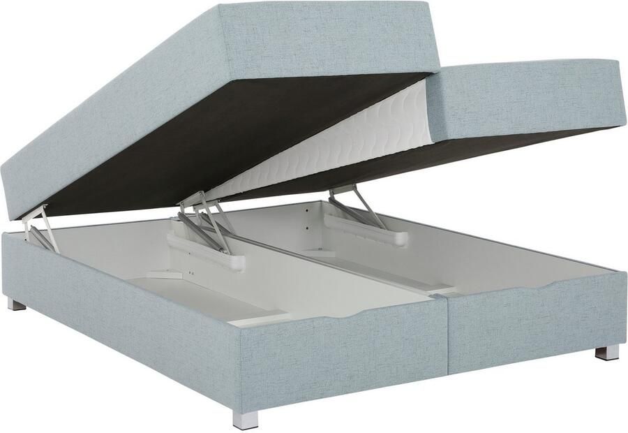 INOSIGN Boxspring Alexis zonder hoofdbord ideaal voor ruimtes met schuine plafonds in 4 breedten - Foto 4