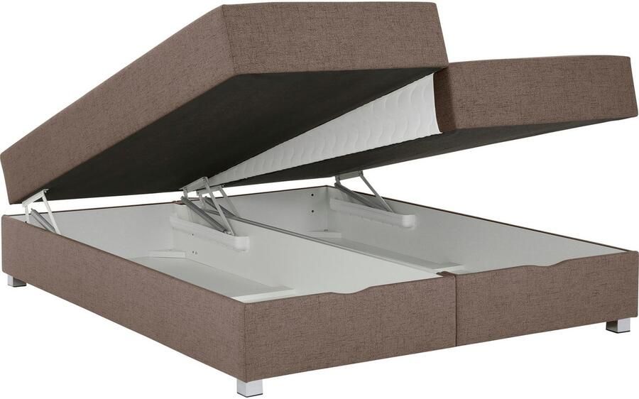 INOSIGN Boxspring Alexis zonder hoofdbord ideaal voor ruimtes met schuine plafonds in 4 breedten - Foto 4
