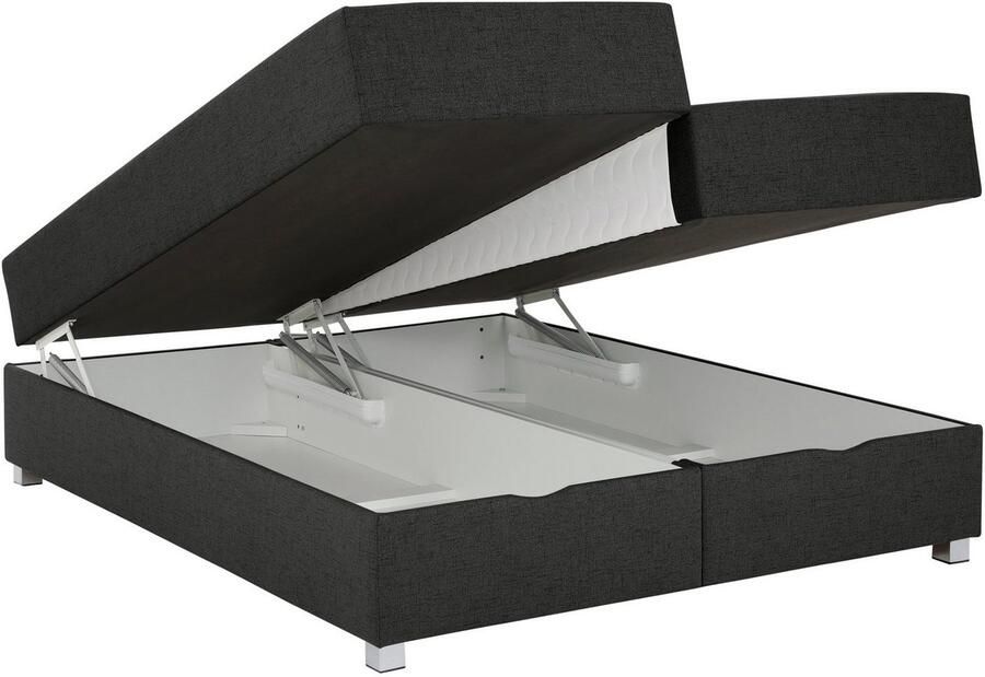 INOSIGN Boxspring Alexis zonder hoofdbord ideaal voor ruimtes met schuine plafonds in 4 breedten - Foto 5