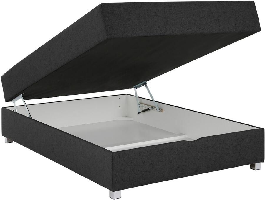 INOSIGN Boxspring Alexis zonder hoofdbord ideaal voor ruimtes met schuine plafonds in 4 breedten - Foto 2