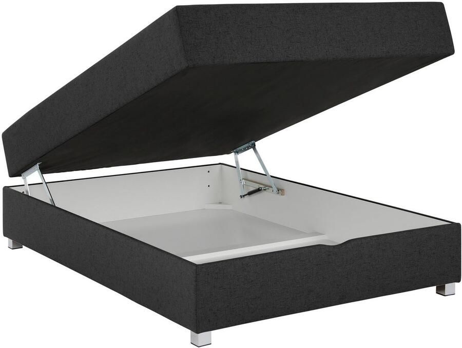 INOSIGN Boxspring Alexis zonder hoofdbord ideaal voor ruimtes met schuine plafonds in 4 breedten - Foto 3