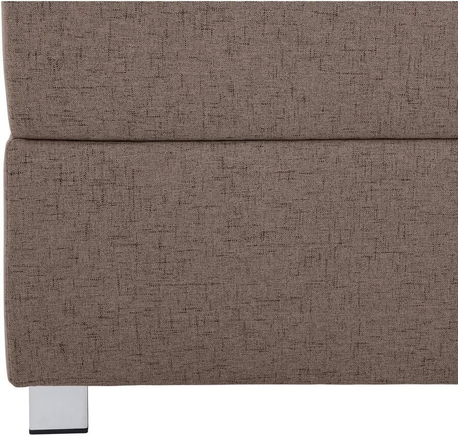 INOSIGN Boxspring Alexis zonder hoofdbord ideaal voor ruimtes met schuine plafonds in 4 breedten