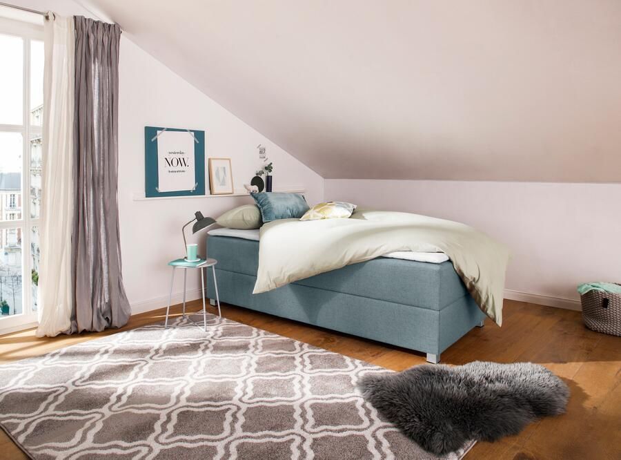 INOSIGN Boxspring Alexis zonder hoofdbord ideaal voor ruimtes met schuine plafonds in 4 breedten - Foto 9