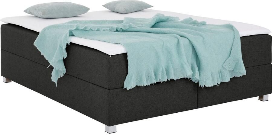 INOSIGN Boxspring Alexis zonder hoofdbord ideaal voor ruimtes met schuine plafonds in 4 breedten - Foto 7