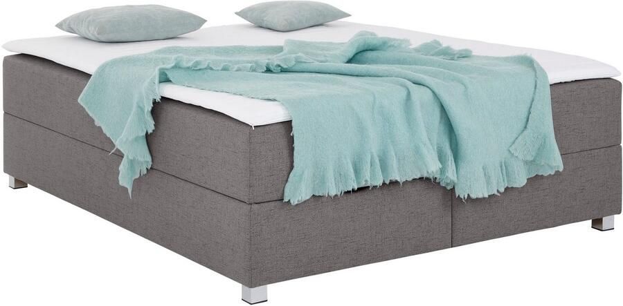 INOSIGN Boxspring Alexis zonder hoofdbord ideaal voor ruimtes met schuine plafonds in 4 breedten - Foto 7