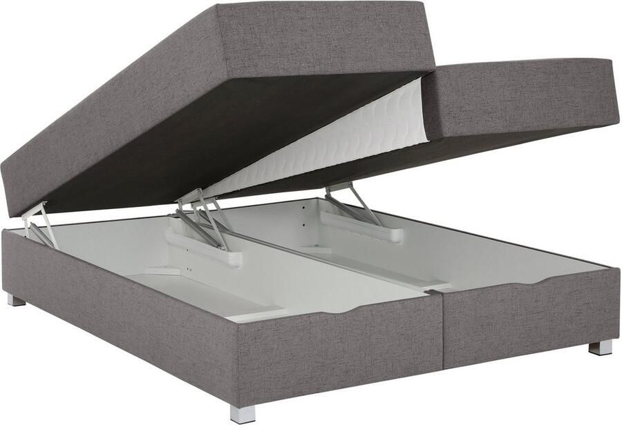INOSIGN Boxspring Alexis zonder hoofdbord ideaal voor ruimtes met schuine plafonds in 4 breedten - Foto 5