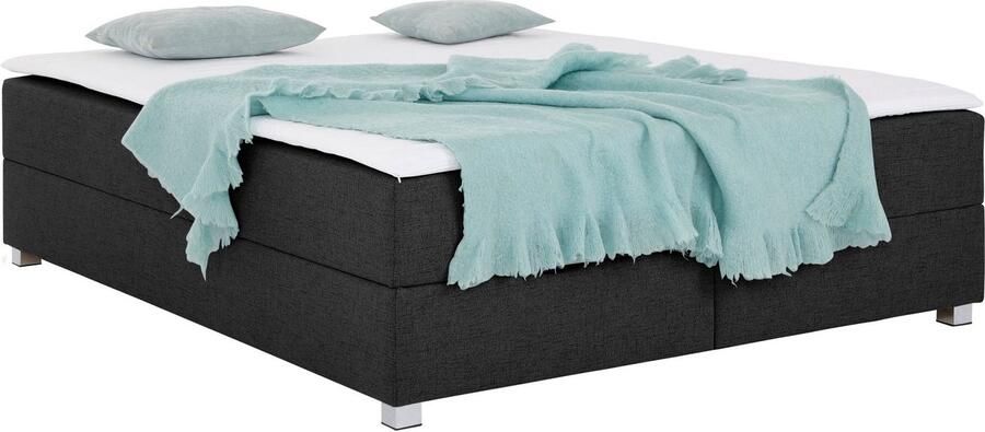 INOSIGN Boxspring Alexis zonder hoofdbord ideaal voor ruimtes met schuine plafonds in 4 breedten - Foto 7