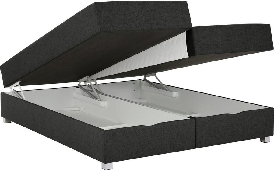 INOSIGN Boxspring Alexis zonder hoofdbord ideaal voor ruimtes met schuine plafonds in 4 breedten - Foto 5