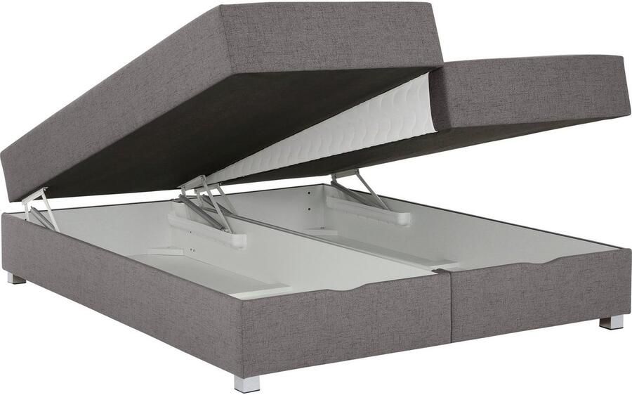 INOSIGN Boxspring Alexis zonder hoofdbord ideaal voor ruimtes met schuine plafonds in 4 breedten - Foto 5