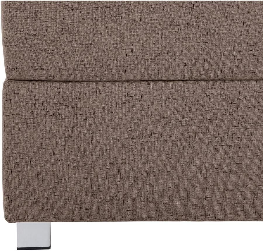 INOSIGN Boxspring Alexis zonder hoofdbord ideaal voor ruimtes met schuine plafonds in 4 breedten