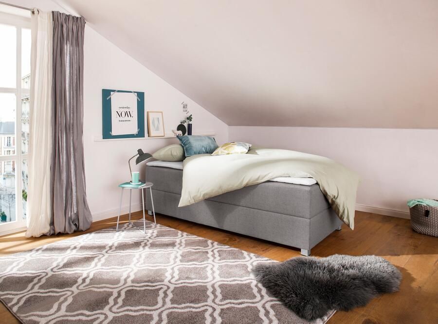 INOSIGN Boxspring Alexis zonder hoofdbord ideaal voor ruimtes met schuine plafonds in 4 breedten - Foto 9