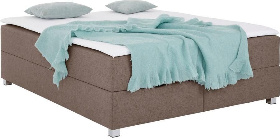 INOSIGN Boxspring Alexis zonder hoofdbord ideaal voor ruimtes met schuine plafonds in 4 breedten - Foto 7