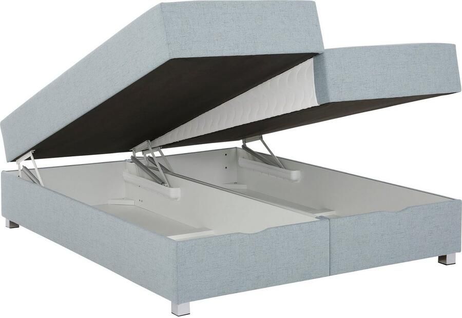 INOSIGN Boxspring Alexis zonder hoofdbord ideaal voor ruimtes met schuine plafonds in 4 breedten - Foto 5