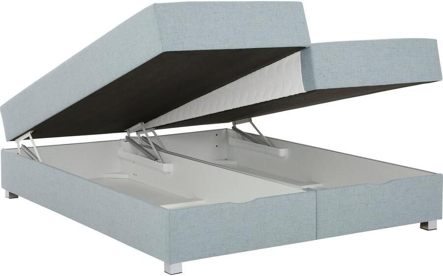 INOSIGN Boxspring Alexis zonder hoofdbord ideaal voor ruimtes met schuine plafonds in 4 breedten - Foto 4