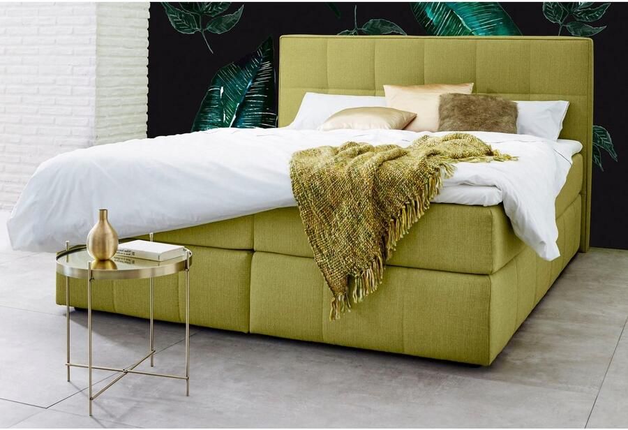 INOSIGN Boxspring Casano met fijne stiksels in 3 matrassoorten 2 hardheden en 5 kleuren - Foto 2