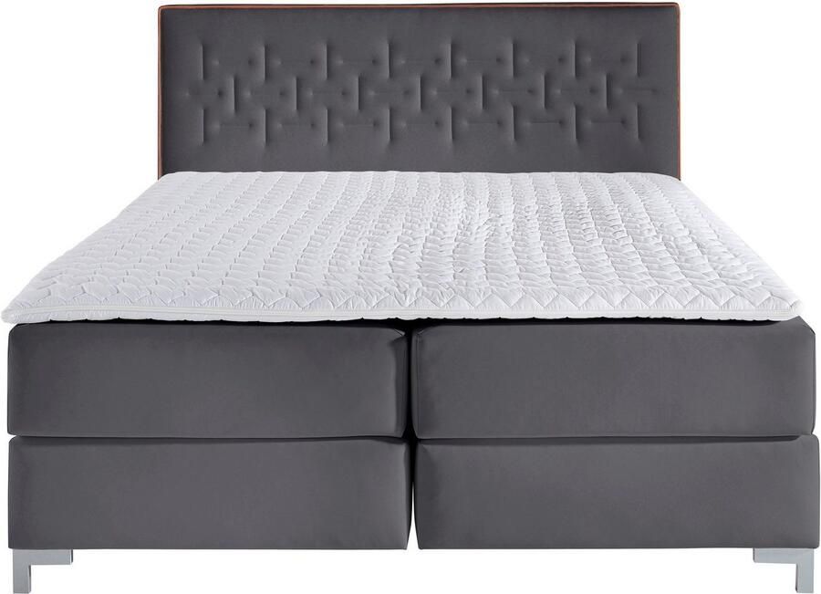 INOSIGN Boxspring Coos met bijzondere stiksels in het hoofdbord 3 matrassoorten 2 hardheden - Foto 3