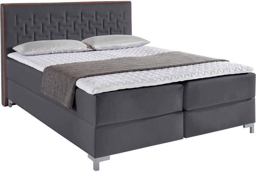 INOSIGN Boxspring Coos met bijzondere stiksels in het hoofdbord 3 matrassoorten 2 hardheden - Foto 5