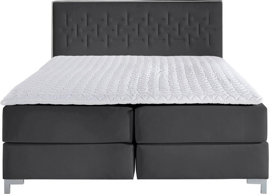INOSIGN Boxspring Coos met bijzondere stiksels in het hoofdbord 3 matrassoorten 2 hardheden - Foto 2