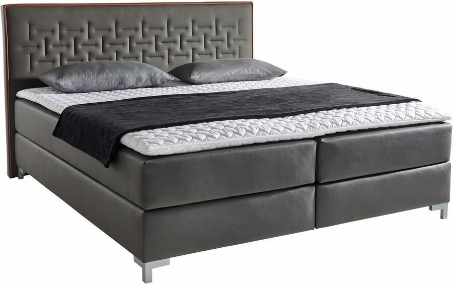 INOSIGN Boxspring Coos met bijzondere stiksels in het hoofdbord 3 matrassoorten 2 hardheden - Foto 9