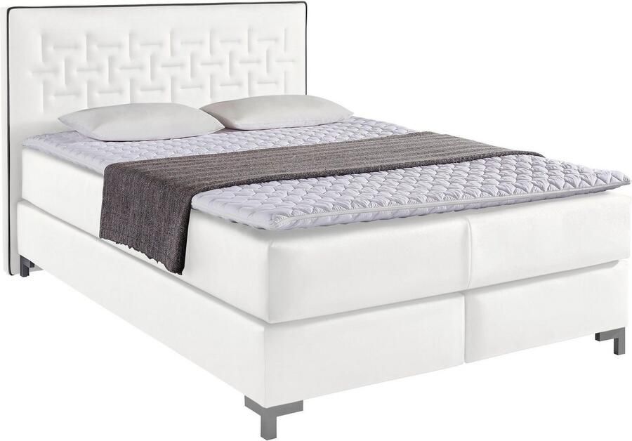 INOSIGN Boxspring Coos met bijzondere stiksels in het hoofdbord 3 matrassoorten 2 hardheden - Foto 4