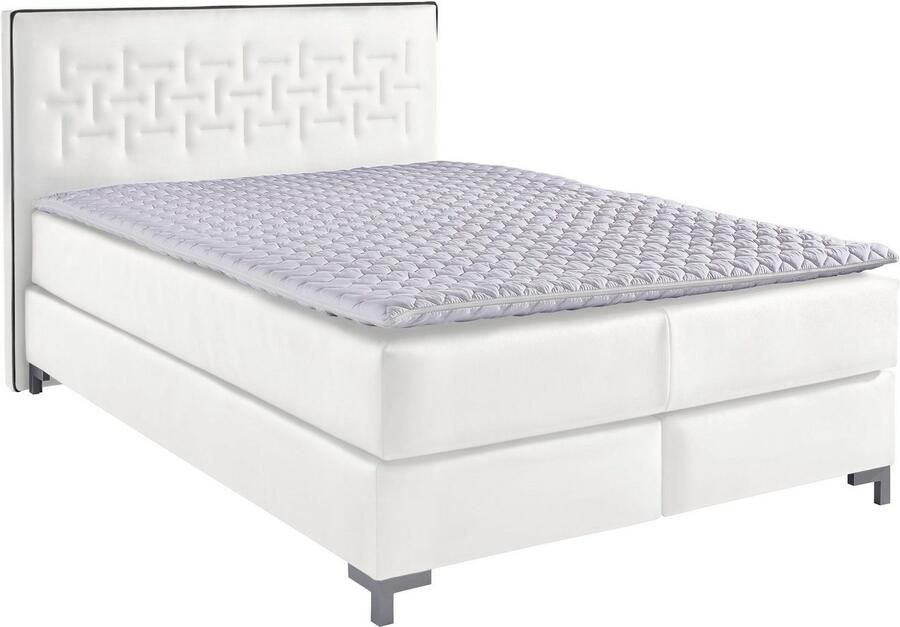 INOSIGN Boxspring Coos met bijzondere stiksels in het hoofdbord 3 matrassoorten 2 hardheden - Foto 5