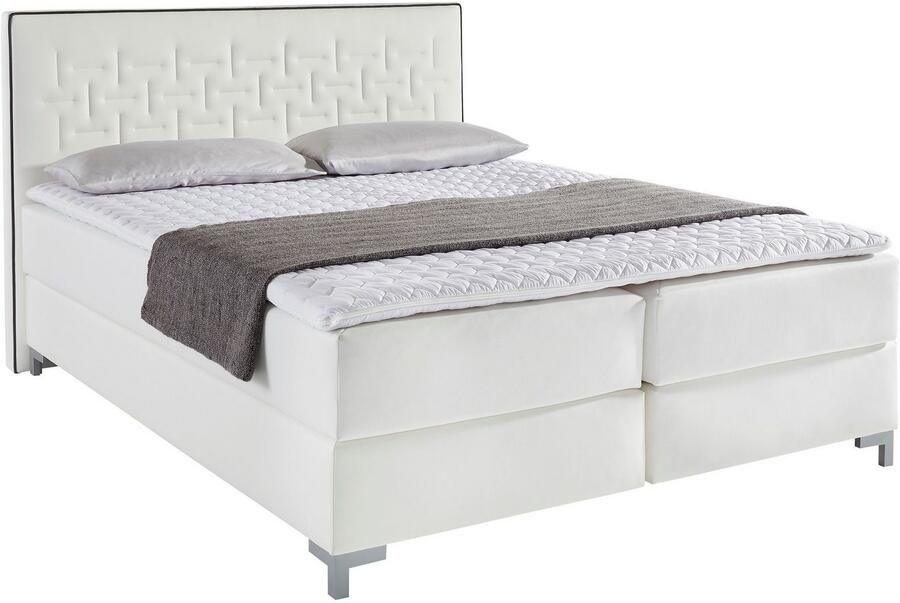 INOSIGN Boxspring Coos met bijzondere stiksels in het hoofdbord 3 matrassoorten 2 hardheden - Foto 5